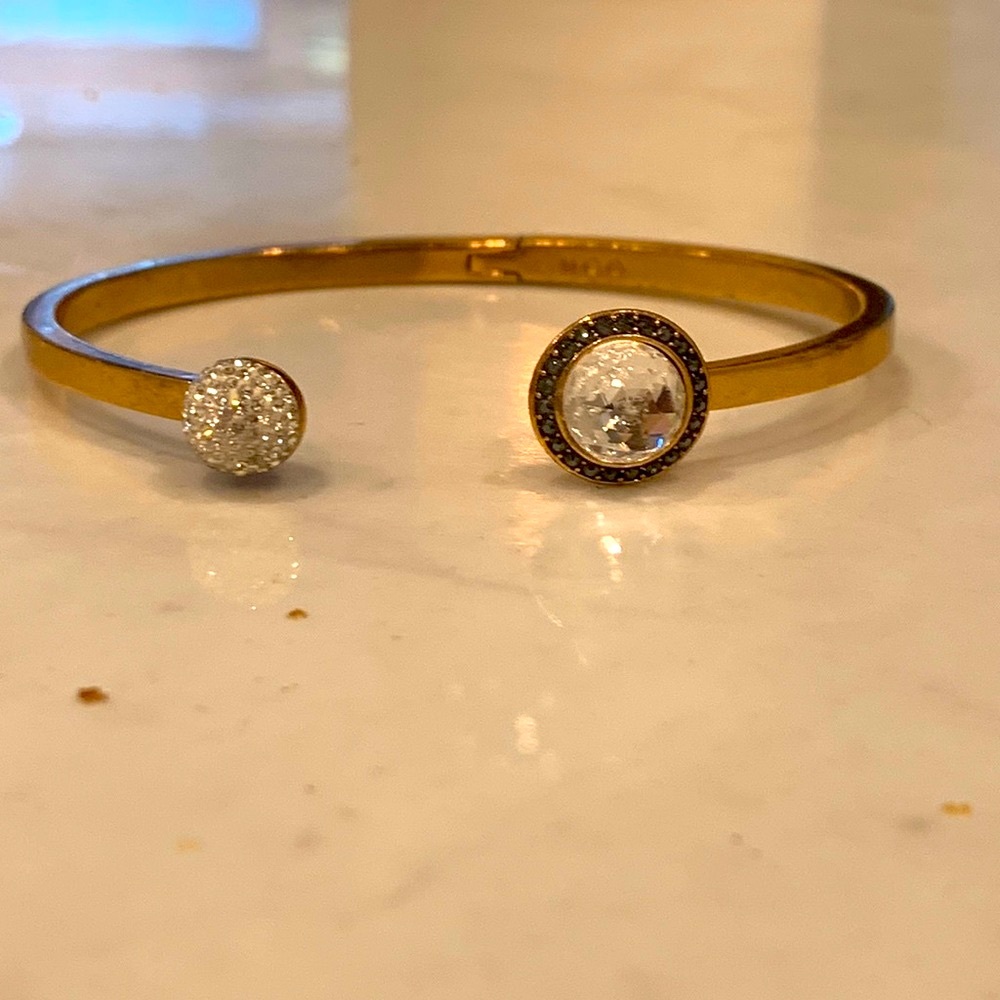 Swarovski rose gold cuff